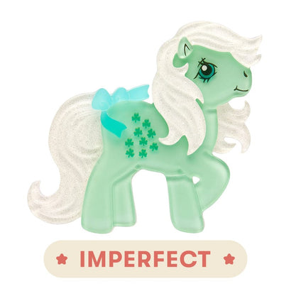 Minty Brooch (IMPERFECT)  -  Erstwilder  -  Quirky Resin and Enamel Accessories