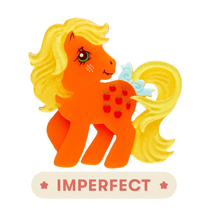 Applejack Brooch (IMPERFECT)  -  Erstwilder  -  Quirky Resin and Enamel Accessories