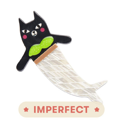 Catmaid Brooch (IMPERFECT)  -  Erstwilder  -  Quirky Resin and Enamel Accessories