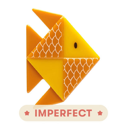 The Memorable Goldfish Brooch (IMPERFECT)  -  Erstwilder  -  Quirky Resin and Enamel Accessories