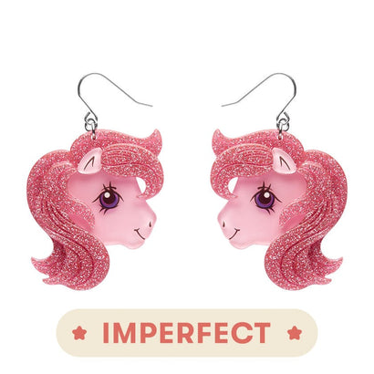 Cotton Candy Drop Earrings (IMPERFECT)  -  Erstwilder  -  Quirky Resin and Enamel Accessories