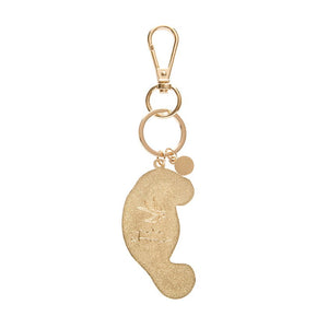 The Dutiful Dugong Enamel Key Ring  -  Erstwilder  -  Quirky Resin and Enamel Accessories