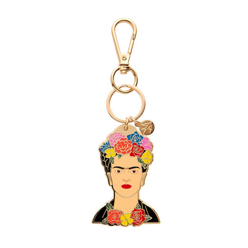 My Own Muse Frida Keyring  -  Erstwilder  -  Quirky Resin and Enamel Accessories