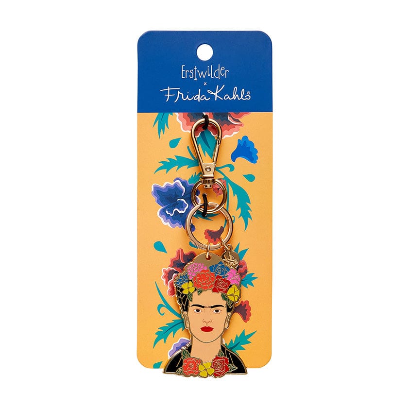 My Own Muse Frida Keyring  -  Erstwilder  -  Quirky Resin and Enamel Accessories