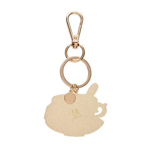 Fancy a Cuppa Enamel Key Ring  -  Erstwilder  -  Quirky Resin and Enamel Accessories