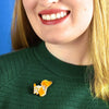 New Tricks Mini Brooch  -  Erstwilder  -  Quirky Resin and Enamel Accessories