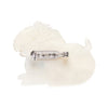 Marc the Maltese Mini Brooch  -  Erstwilder  -  Quirky Resin and Enamel Accessories
