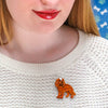 Charles III Mini Brooch  -  Erstwilder  -  Quirky Resin and Enamel Accessories