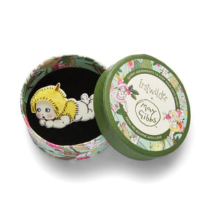 Baby Wattle Mini Brooch  -  Erstwilder  -  Quirky Resin and Enamel Accessories