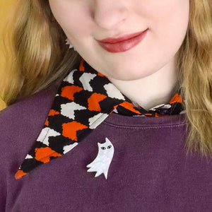 Nine Afterlives Mini Brooch  -  Erstwilder  -  Quirky Resin and Enamel Accessories