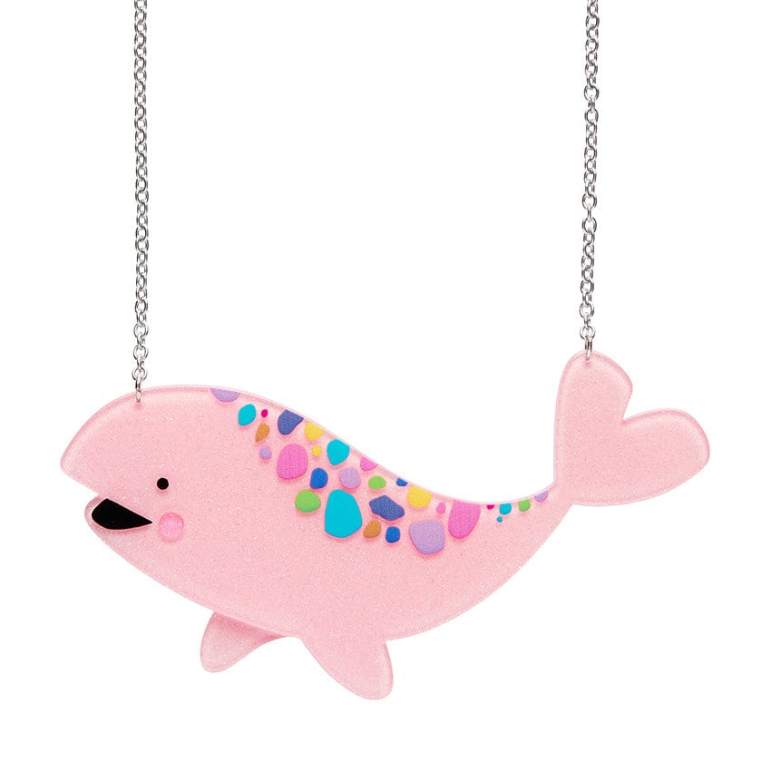 Winnie The Whale Necklace  -  Erstwilder  -  Quirky Resin and Enamel Accessories