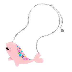 Winnie The Whale Necklace  -  Erstwilder  -  Quirky Resin and Enamel Accessories