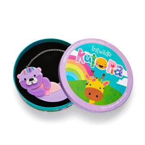 Owen The Otter Necklace  -  Erstwilder  -  Quirky Resin and Enamel Accessories