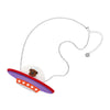 Pug Encounters Necklace  -  Erstwilder  -  Quirky Resin and Enamel Accessories