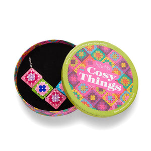 Mosaic Motifs Necklace  -  Erstwilder  -  Quirky Resin and Enamel Accessories