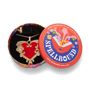 Love or Narcissism Necklace  -  Erstwilder  -  Quirky Resin and Enamel Accessories