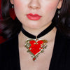 Love or Narcissism Necklace  -  Erstwilder  -  Quirky Resin and Enamel Accessories