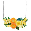 Yellow Efflorescence Necklace  -  Erstwilder  -  Quirky Resin and Enamel Accessories