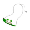 Gumnut Twins Necklace  -  Erstwilder  -  Quirky Resin and Enamel Accessories