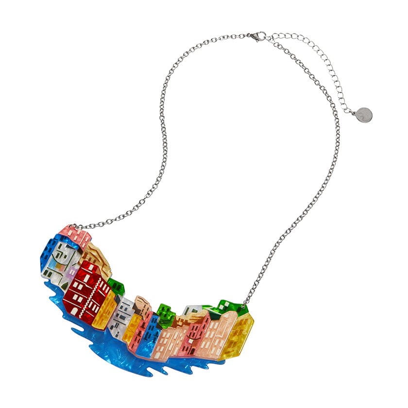Cinque Terre Necklace  -  Erstwilder  -  Quirky Resin and Enamel Accessories