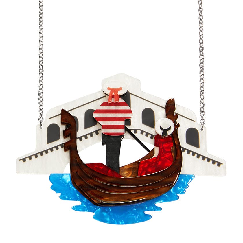 Canals of Venice Necklace  -  Erstwilder  -  Quirky Resin and Enamel Accessories