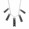 Halloween Hang-up Bat Necklace  -  Erstwilder  -  Quirky Resin and Enamel Accessories