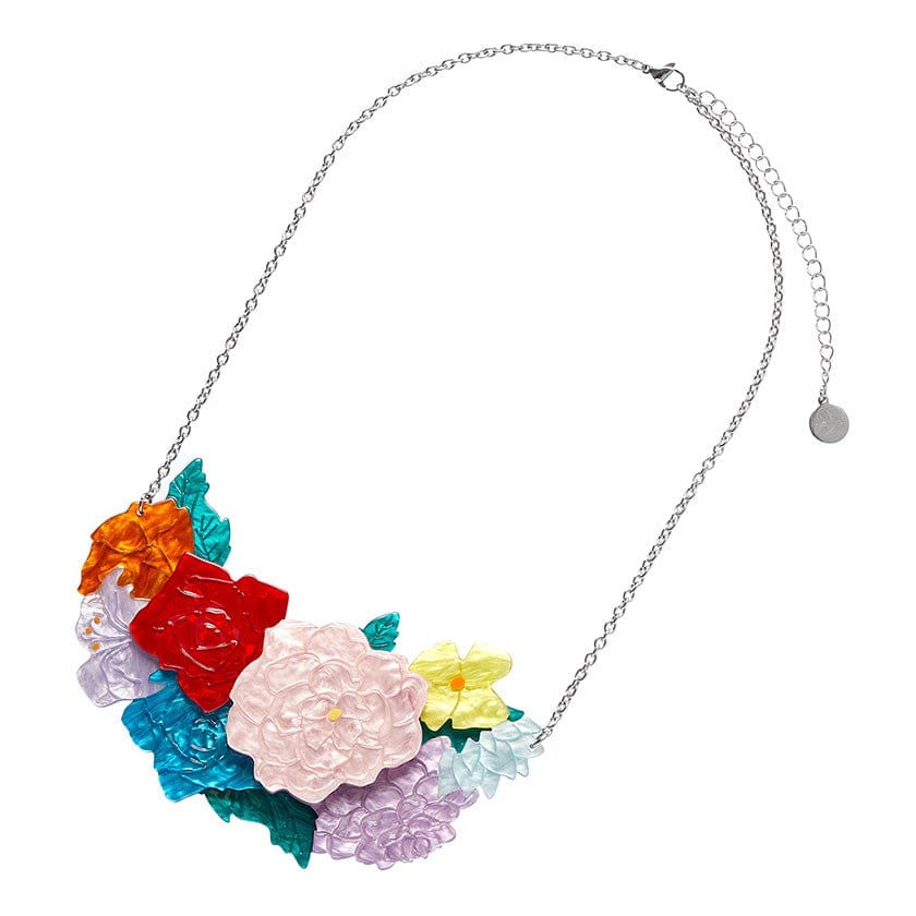 Declaración Floral Necklace  -  Erstwilder  -  Quirky Resin and Enamel Accessories