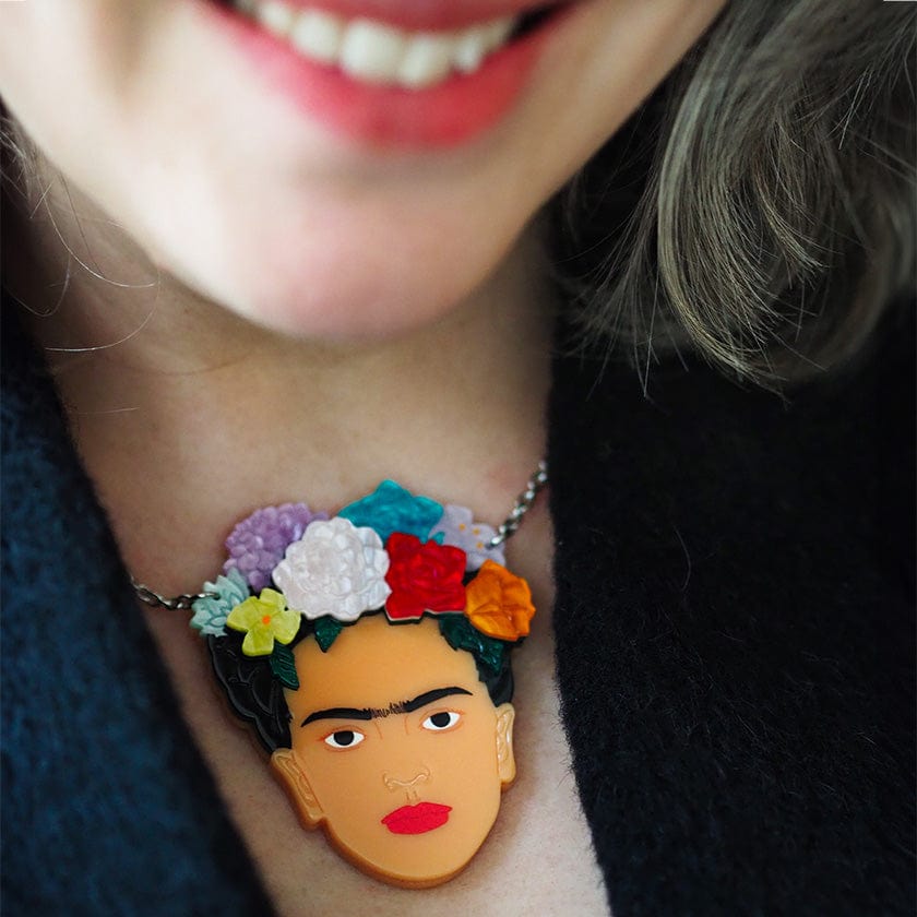 My Own Muse Frida Necklace  -  Erstwilder  -  Quirky Resin and Enamel Accessories