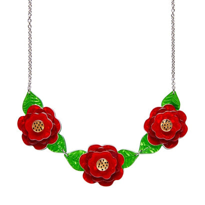 Rosalita's Garden Necklace  -  Erstwilder  -  Quirky Resin and Enamel Accessories
