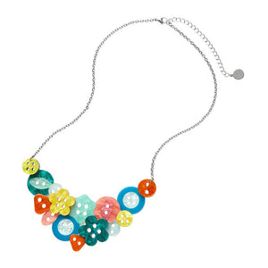 Cute As A Button Necklace  -  Erstwilder  -  Quirky Resin and Enamel Accessories