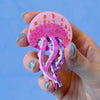 Mauve Stinger Jellyfish Brooch