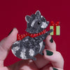 Rhi-Rhi the Raccoon Brooch