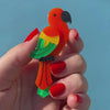 Pancha's Parrot Brooch