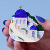 Santorini Sunsets Brooch