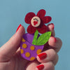 Sally Singing Solo Brooch