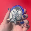 Good Omens Owls Brooch