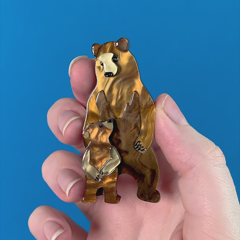 Bravissimo Bears Brooch – Erstwilder