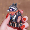 The Resourceful Raccoon Brooch