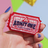 Ticket to Ride Brooch