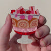 Vovo-licious Trifle Brooch