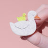 Ducks Simplified Mini Brooch