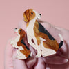 Paw by Paw Brooch Pair