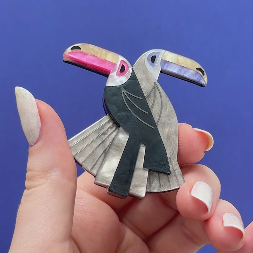 Toucan brooch cheap