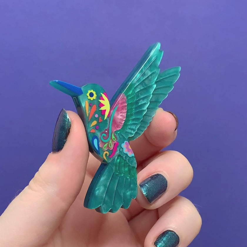 Frida's Hummingbird Brooch – Erstwilder