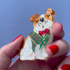 Barney the British Bulldog Brooch