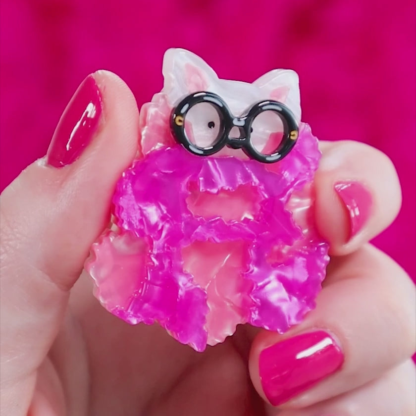 A Pooch Amongst the Pom Poms Mini Brooch – Erstwilder