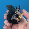 Bellisimo Black Squirrel Brooch