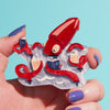 Cal the Giant Squid Brooch