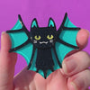Bat Cat Brooch