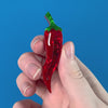 Lucky Little Horn Brooch